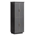 thumbnail image 5 of Avanity 170512-Lt24 Allie 64-7/8" Wood Free Standing Linen Tower - Grey, 5 of 5
