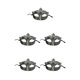 thumbnail image 1 of Sonducket Media cara Retro Masque Masquerade Disfraces Mardi Gras Fiesta veneciana Actuación Cumpleaños Halloween plata antigua Type2 NO2 Sonducket CBP372943, 1 of 5
