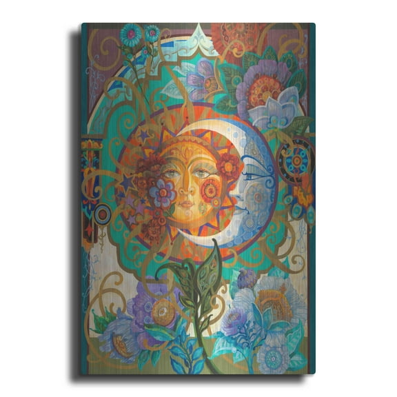 Luxe Metal Art 'The Partnership' by David Galchutt, Metal Wall Art, 12"x16"