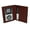 Brown, variant on Genuine Leather Credit Card ID Holder Small Slim, Brown