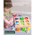 thumbnail image 2 of Juguete tipo rompecabezas de Boby Montessori, con formas y tamaños, de 12 a 24 meses, 2 of 8