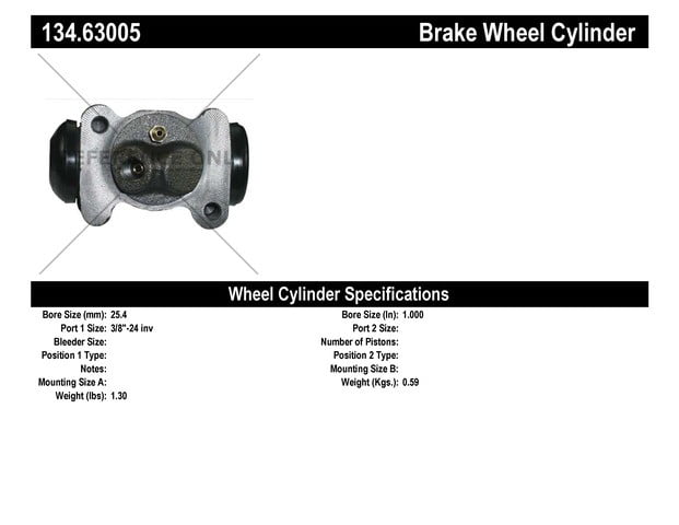 Dorman W37499 Drum Brake Wheel Cylinder