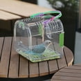 thumbnail image 5 of Portable Transparent Bird Travel Cage Backpack Lightweight Ventilated Outdoor for Small Parrots and Finches, 5 of 5