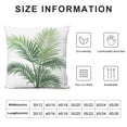 thumbnail image 5 of Acheng Palm Leaves with Lush Branches and Leaves Tropical Jungle Palm Leaves Plush Pillowcase 1 Piece White, 5 of 5