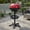 Red, variant on Spaco 1200W Electric BBQ Grill, Indoor & Outdoor Dual-Zone Non-Stick Ceramic Grill with Adjustable Temp Control, Removable Stand, and Dishwasher-Safe Plates, Black