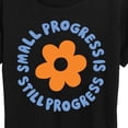 thumbnail image 3 of Instant Message - Small Progress Is Still Progress Short Sleeve Graphic T-Shirt, 3 of 6