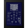 thumbnail image 2 of Buhlmann, J. 13x18 Black Modern Framed Museum Art Print Titled - Palazzo Vendramin-Calergi at Venice (Blueprint), 2 of 5