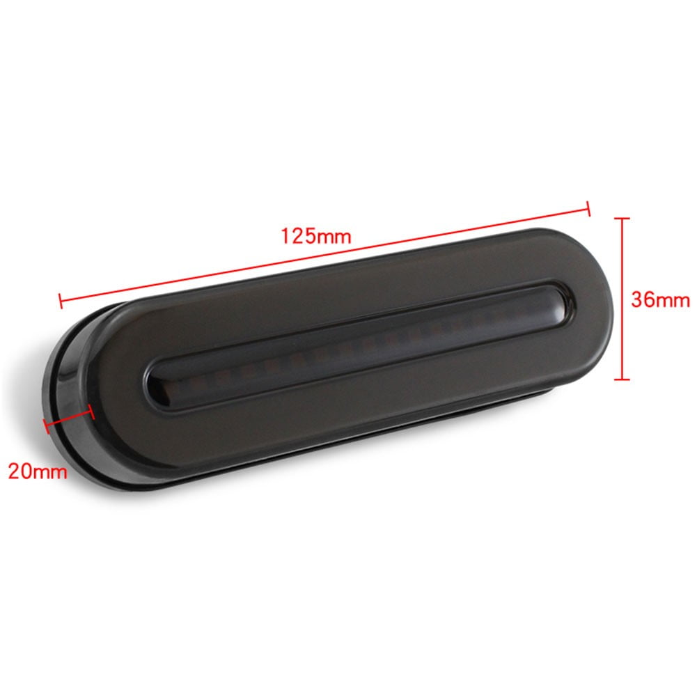 Motorcycle LED Running Brake Stop Turn Signal Tail Light Bar Flowing For ATV UTV
