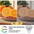 thumbnail image 4 of Pack of 8 MR11 GU4 Halogen Bulb 12V 20W, 35mm*35mm, Dimmable Halogen Spotlight Warm White 2800K, Halogen Reflector Bulb for Cabine, 4 of 5