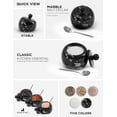 thumbnail image 4 of Radicaln Black Marble 3" Salt Cellar with Lid and Spoon – Kitchen Salt Container | Spice Jars, Salt Holder, Sugar Bowl & Seasoning Holder Set for Countertop Storage, Dining & Home Décor, 4 of 6
