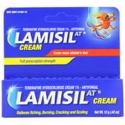 Lamisil AT - Athlete's Foot Cream, Cures Athlete's Foot .42oz Each