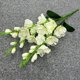 thumbnail image 4 of Orquídeas Artificiales Ramo de rosas artificiales de tela para decoración de bodas, hogar y oficina (amarillo) Rkxzt, 4 of 8