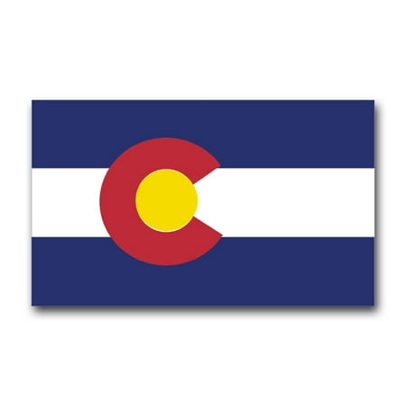 - 3.8 Inch Colorado State Flag Vinyl Transfer Decal