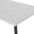 thumbnail image 5 of Uttermost Nightfall Contemporary Iron and Marble Console Table in White/Black, 5 of 7