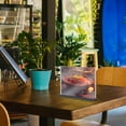 thumbnail image 2 of SHISUYAN Sign Holder Transparent and Easy to Use Sign Stand Signs Display Frame Acrylic Table Sign Holder for Menus Flyers and Photos (A5 Horizontal Style), 2 of 9
