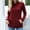 Wine, variant on Babysbule Plus Size Womens Sweaters Women's Solid Color Long Sleeve Turtleneck Sweater Top Pocket Knit Sweater Turtleneck Sweater Women's Fashion