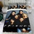 thumbnail image 4 of Friends TV-themed Bed Sheet Set Three Piece Set Comfortable And Skin Friendly Unique Design Home Decor Gifts For Family Friends fans36x75Inches（90cm*190cm）, 4 of 6