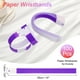 thumbnail image 2 of Uxcell 100Pcs Pulseras de Papel para Eventos, Impermeables, Prevención de Reutilización, Pulsera de Identificación para Eventos, Fiesta, Concierto, Entrada al Bar (Lavanda), 2 of 7