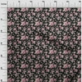 thumbnail image 3 of oneOone Cotton Flex Black Fabric Florals Quilting Supplies Print Sewing Fabric By The Yard 40 Inch Wide, 3 of 4