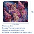 thumbnail image 5 of PhooArto Comfortable Mouse Pad Cat Ice Cream Purple Galaxy Desktop Mousepad , 21 x 25 cm Mouse Mat, Non-Slip Rubber Base, Improves Speed and Precision, 5 of 7