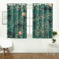 thumbnail image 2 of MKHERT Cute Cat Window Curtains Kitchen Curtain Room Bedroom Drapes Curtains 26x39 inch, 2 Piece, 2 of 3