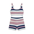 thumbnail image 5 of SIYUDAN Women's Striped Tank Top & Shorts Set, Casual Summer 2 Piece Outfits Women, Athletic Matching Sets For Women L, 5 of 6