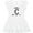 AA-White, variant on Inktastic Letter C Monogram Tribal Arrow Girls Toddler Dress
