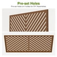 thumbnail image 4 of MAYEERTY 72"×47" Parallel Line Outdoor Privacy Weather Resistant Panel Screen,Rust, 4 of 8