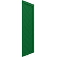 thumbnail image 2 of Ekena Millwork 15"W x 35"H True Fit PVC Single Panel Herringbone Modern Style Fixed Mount Shutters, Viridian Green (Per Pair - Hardware Not Included), 2 of 9