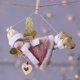 thumbnail image 4 of Adornos navideños Fiudx de niña voladora con plumas y muñecos colgantes, 4 of 6