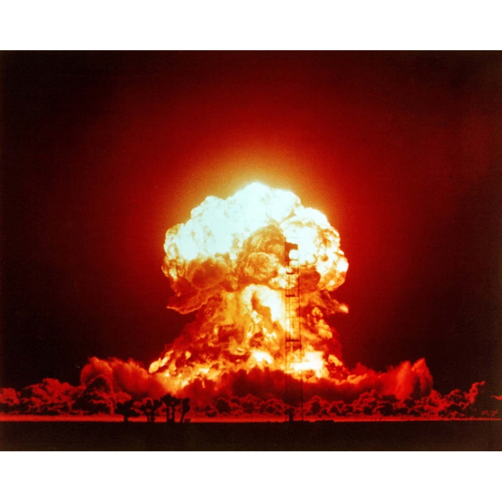 The Badger Shot Was A 23 Kiloton Nuclear Bomb Over 2 History Walmart