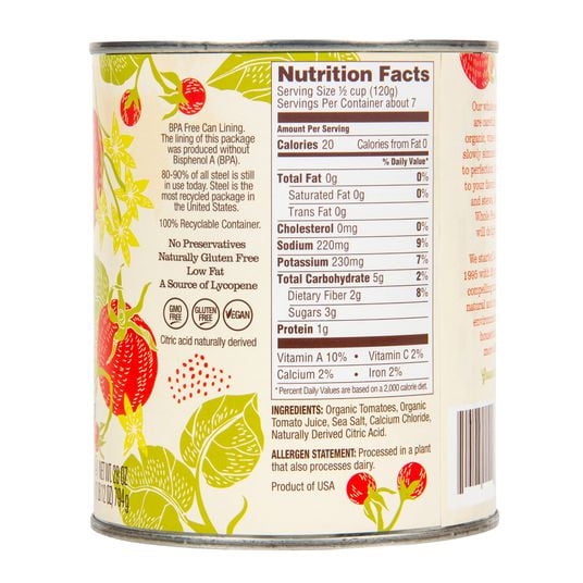 Natural Value Tomatoes, Whole Peeled, Organic-28 oz