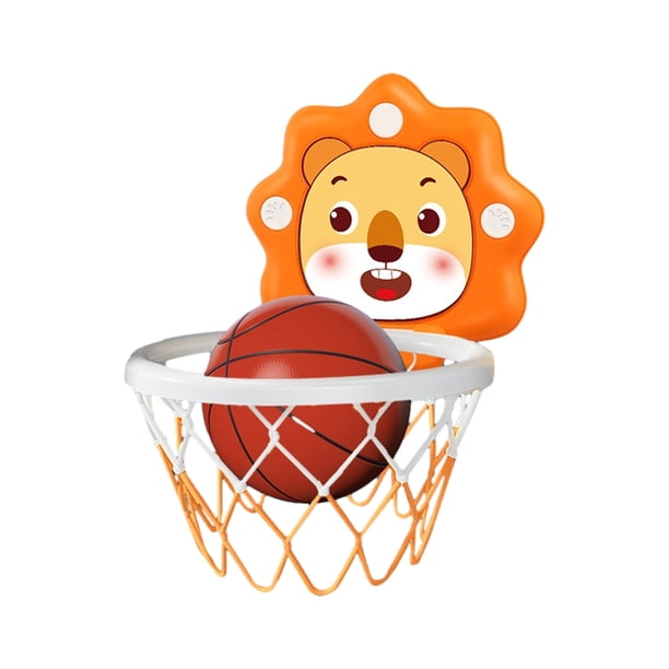 Vogacara Juego de baloncesto para niños, juego al aire libre, cesta ajustable, aro, portería, interior, niño, niños, juguetes de tiro, Juguetes LM709 naranja