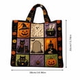 thumbnail image 3 of Halloween Tote Bag, Quilted Tote Bag, Trick Or Treat Shoulder Handbag, Large Capacity For Women, Teen Girls And Holiday Events, 3 of 5