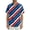 Deep Red, variant on Men 4th of July Galaxy Star Shirt Short Sleeve Button Down Patriotic Cosmic Print Casual Party Shirt Red 3XL