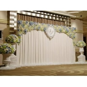 BalsaCircle Black 10 feet x 10 feet Photo Backdrop Stand Kit Studio Background Wedding Party Photo Booth