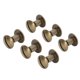 thumbnail image 4 of 200 juegos de tornillos de encuadernación de libros recubrimiento uniforme superficies curvas tratamiento de galvanoplastia encuadernación tornillo de cabeza plana redonda bronce, 4 of 5