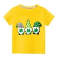 thumbnail image 1 of Babysbule Nouvelles Arrivées Offres pour Tout-Petits Garçons Filles Mode Saint-Patrick Mignon Couleur Unie Col Rond Manches Courtes, 1 of 3