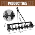 thumbnail image 2 of Lawn Spike Aerator with Weight Tray, 90lbs Capacity Heavy Duty Spike Aerator for Outdoor Lawn Maintenance, 2 of 6