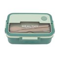 thumbnail image 1 of Contenedor de Comida para Almorzar, Lonchera, Contenedores de Almuerzo, Lonchera de PlásTiCO con 3 Compartimentos, 1000 ml, Caja Segura para Microondas Para Niños, Adultos, Adultos,, 1 of 7