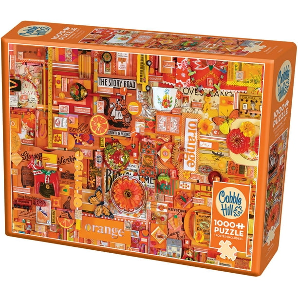Puzzle 1000 Pièces 26.625"X19.25"-Projet Arc-en-Ciel - Orange
