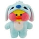 thumbnail image 3 of Almohada de peluche de pato suave ruborizado de dibujos animados (monstruo azul) Likrtyny Para estrenar, 3 of 8