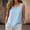 Light Blue, variant on Yertdoel Tank Tops for Women Summer Cotton Linen Solid Color Round Neck Sleeveless Wide Straps Loose Fit Top Daily Stylish Casual Comfy Soft Beach Blouses