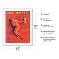thumbnail image 2 of Anis Infernal - Hellish Anisette Liqueur - Miguel Serra - Vintage Spanish Advertising Poster by Leonetto Cappiello c.1905 - Fine Art Rolled Canvas Print 20in x 26in, 2 of 4