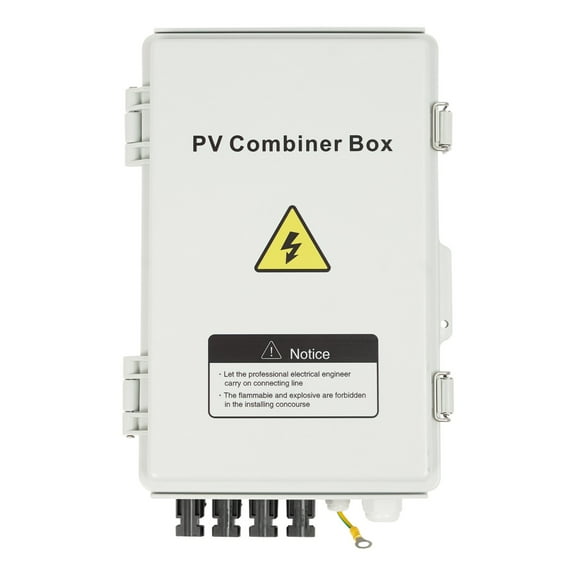 4 String Solar PV Combiner Box W/63A Circuit Breaker for on/off Grid Solar Panel