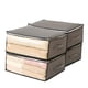 thumbnail image 2 of Bolsas plegables para guardar ropa | Grandes juegos organizadores de armarios | Almacenamiento bajo la cama | Asas reforzadas | Ventana transparente | Tapa de cremallera | 4 Pack | 19,6x15,7x8,3 in, 2 of 8