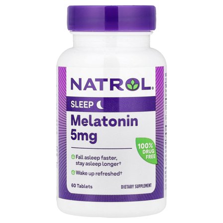 Natrol Melatonin 5 mg Tablets, 60 Ct