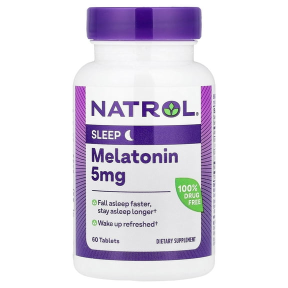 Natrol Melatonin 5 mg Tablets, 60 Ct
