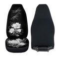 thumbnail image 6 of XYZCANDO 2 pcs Car Seat Covers for Interior Car Seat Cover Set Breathable Interior Decor, Van SUV Auto Car Interior Decor, Dark Dream Rose Style, 6 of 10