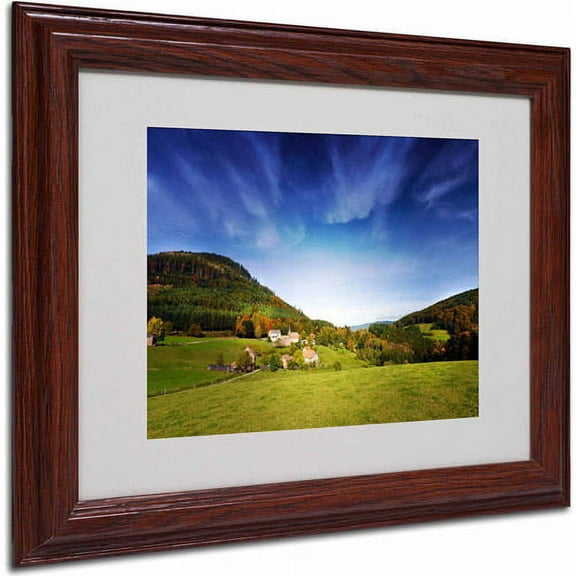 Trademark Fine Art "Nature Vosgienne" Canvas Art by Philippe Sainte-Laudy, Wood Frame